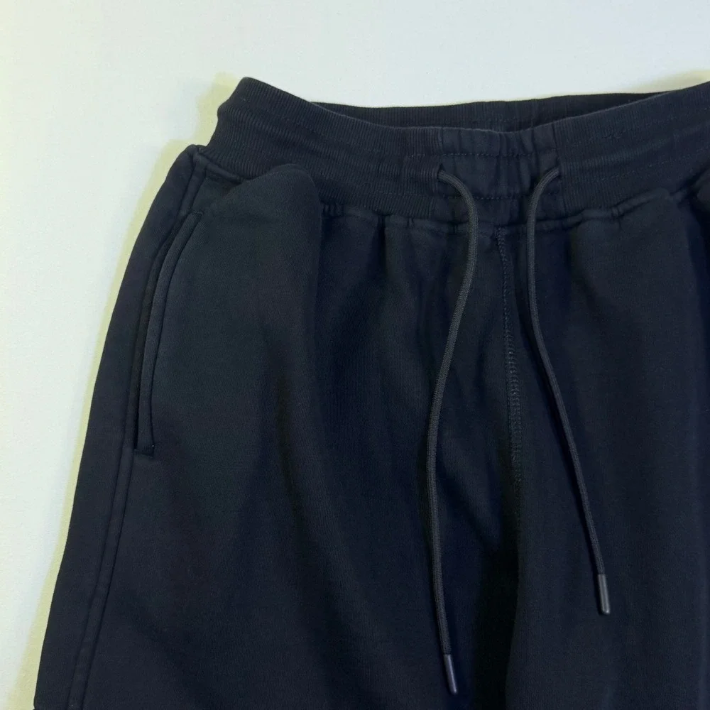 Jordan Flight Fleece Cargo Pants Unisex XL Black Wide Leg Cropped FB7012-010
